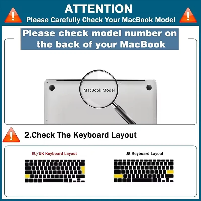 Premium Transparent Silicone Keyboard Cover Ultra Thin for MacBook Pro 14 16