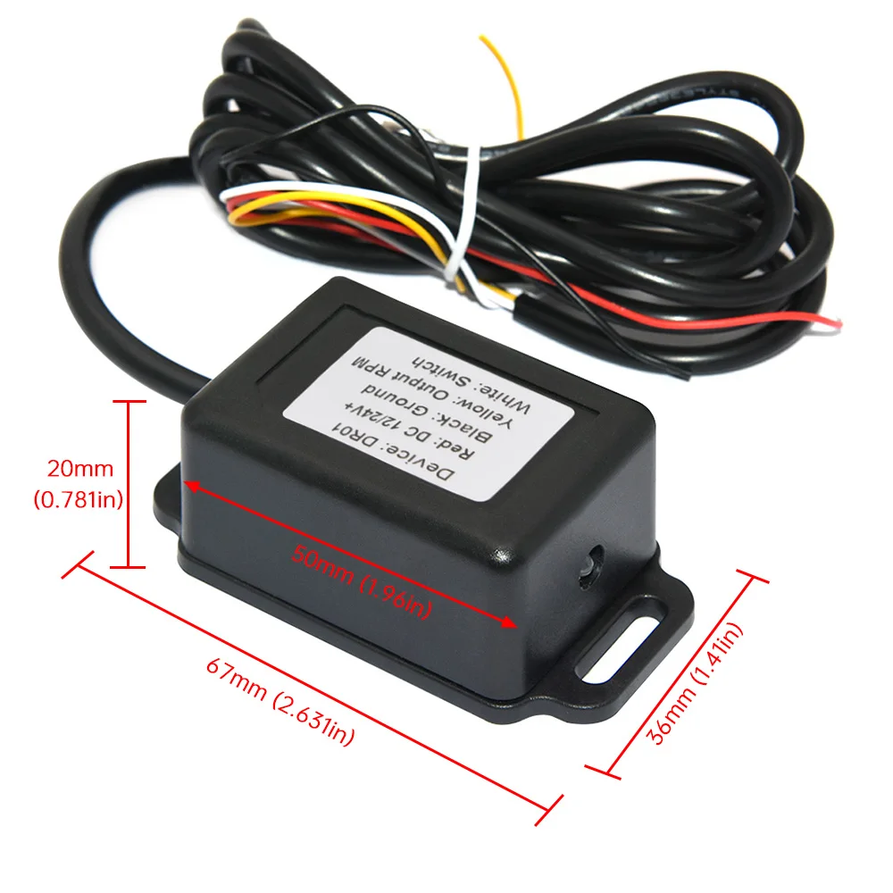 Diesel / Gasoline Engine Tachometer Adaper RPM Signal Adapter Tacho Meter Sensor for Vehicle Truck Boat Yacht Engine