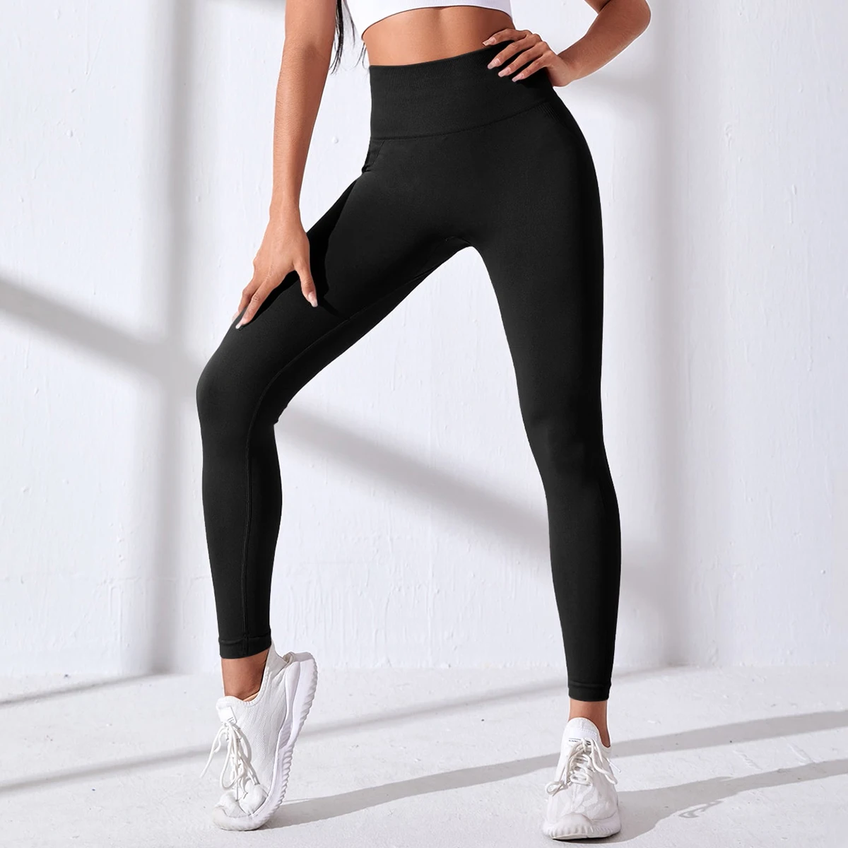Seamless Women Workout Leggings Push Up Scrunch Peach Butt Lifting Yoga Pants High Waist Tummy Control Gym Sport Fitness Tights