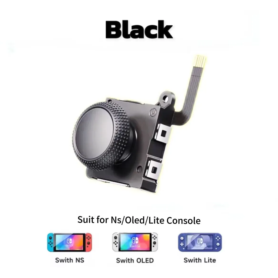 1-10 قطعة العلامة التجارية الجديدة قاعة تأثير الاستشعار عصا التحكم JoyCon التناظرية لنينتندو سويتش/لايت/OLED تحكم التناظرية عصا الإبهام إصلاح