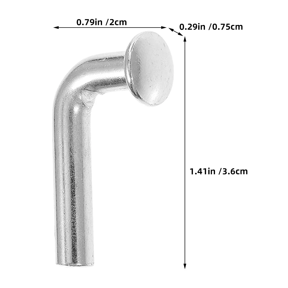 50 Pcs Shelves Accessories J Bolt Pallet Dumbbell Air Blower Hanger Racking Drop Pin Hooks