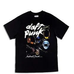 Daft Punk T shirt Cotton High Quality men Breathable University Classic Vintage top tees Colorful Grunge Y2k harajuku Trendy