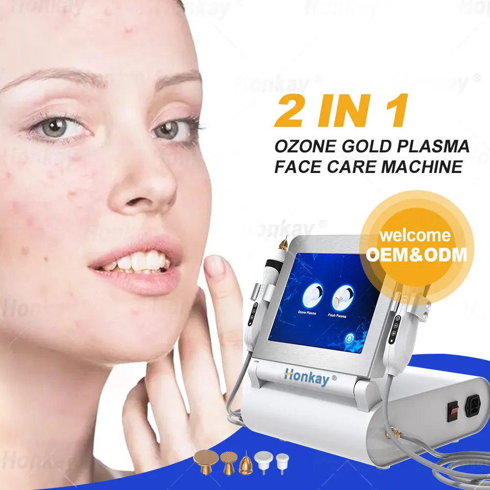 Ozone 2 in 1 Plasma Pen Professional Fibroblast Plasma Pen Eyelid Lifting Wrinkle RemoverBeauty Machine