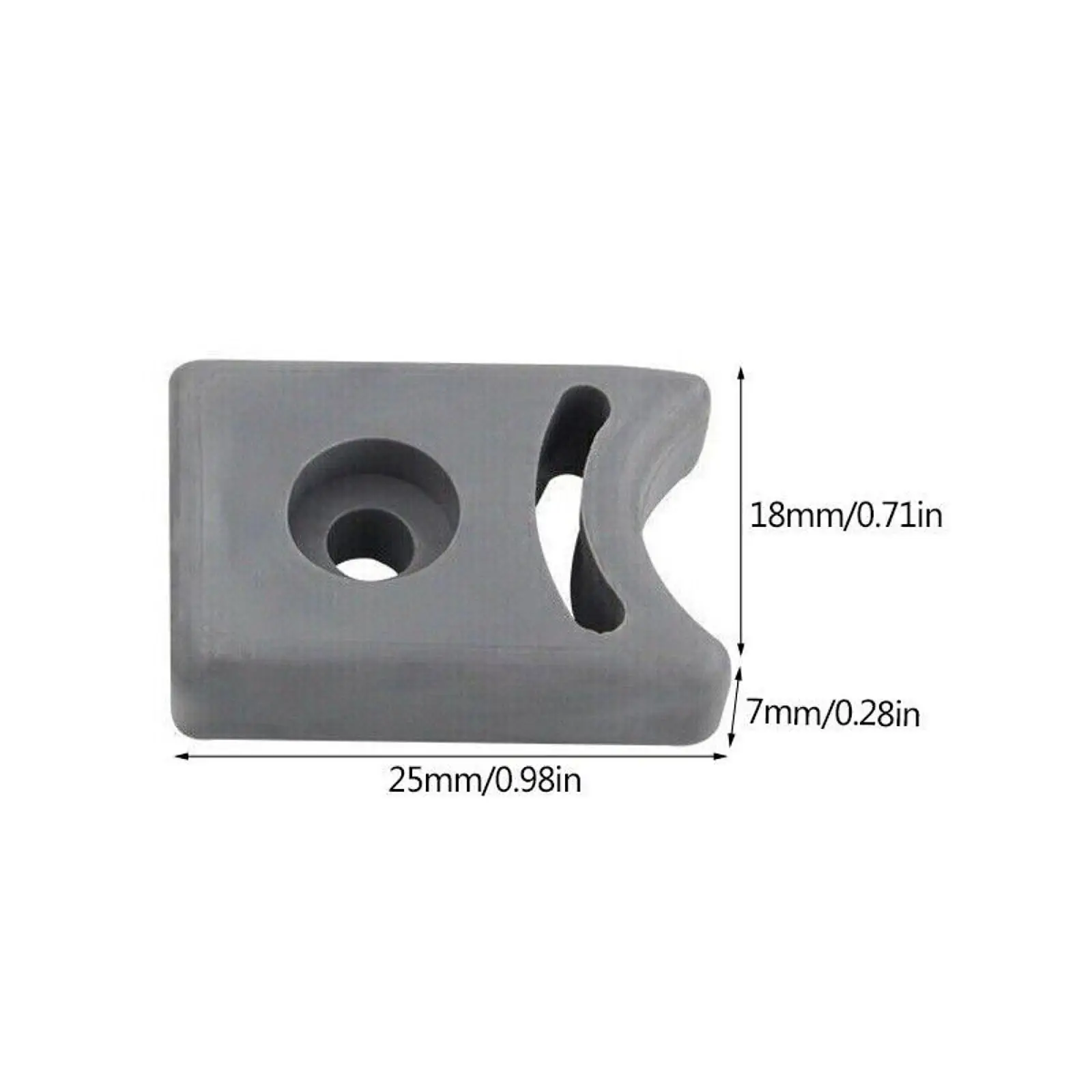 4 Pieces Door Stops Replacement Part Rubber Stops for Runners Home Door