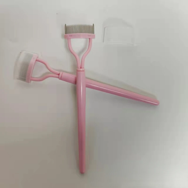 Dobrável Metal Eyelash Curler, Maquiagem Beleza, Separador de Lash, Brush Comb, Mascara Curl, Ferramenta Cosmética