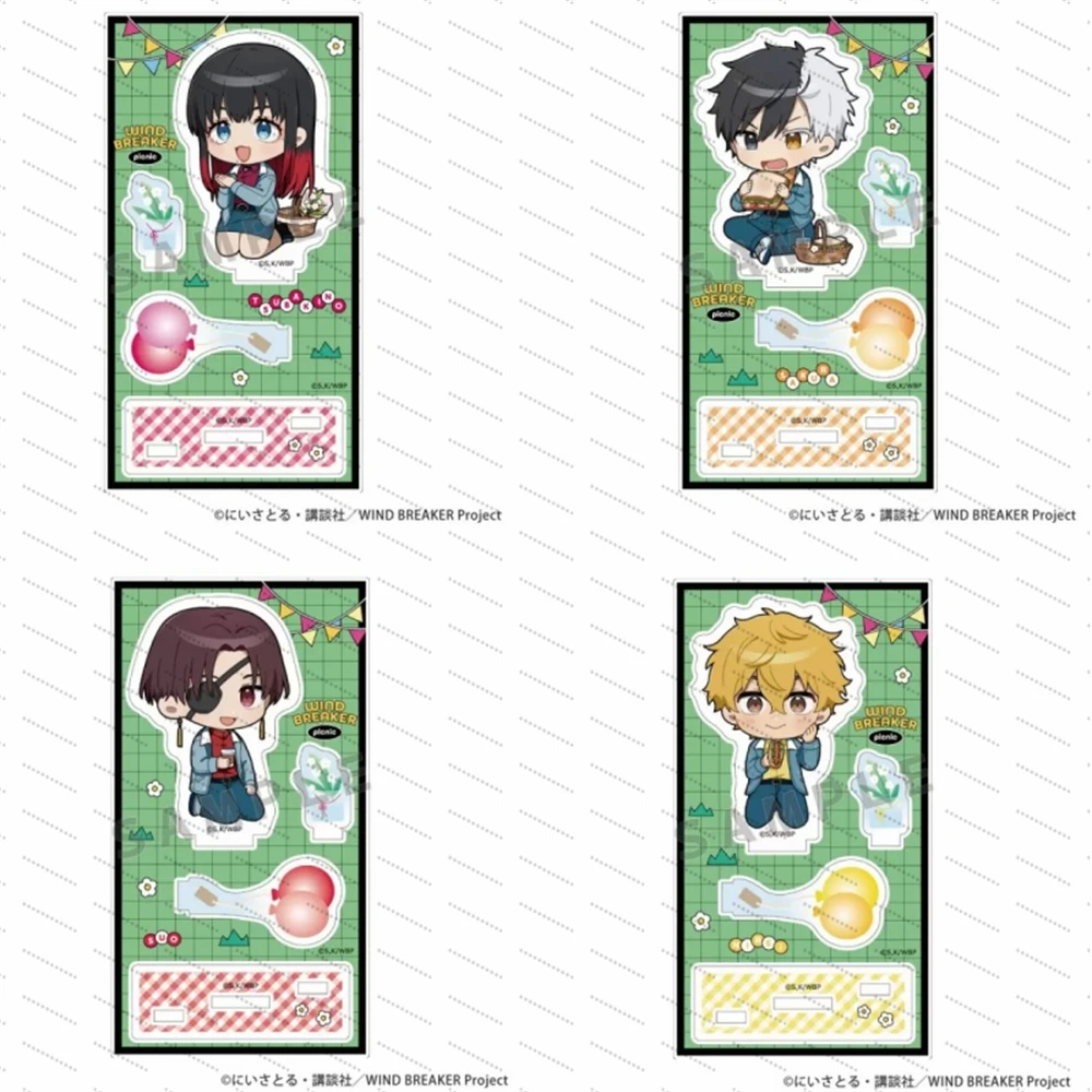 

WIND BREAKER Acrylic standing signs as gifts for friends, desktop ornaments and small presents Double insertion 10CM