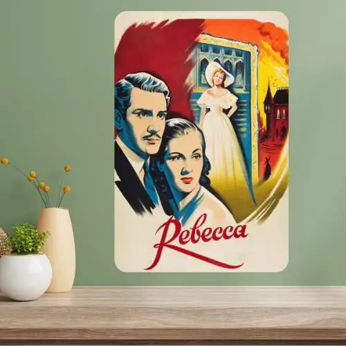 Rebecca Classic Movie Metal Poster Sign