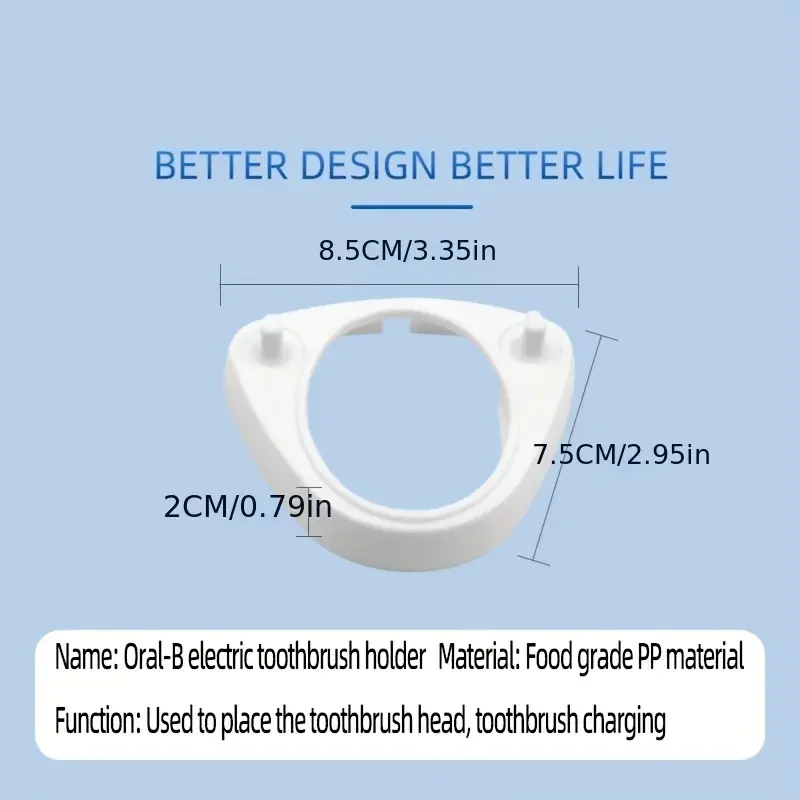 Charing Base for Oral B Electric Toothbrushes Base Electric Toothbrush Stand Brush Head Holder Storage Stand Bathroom Accessory