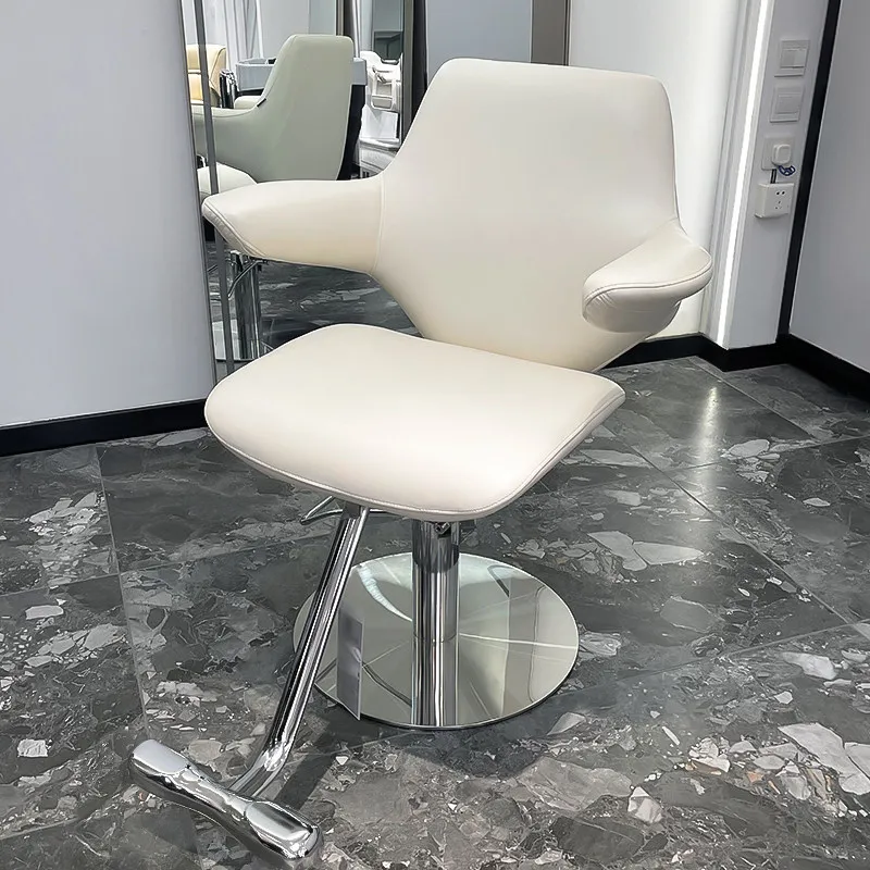 Internet celebrity trendy shop barber chair hair salon reclining rotating lift hair cutting chair modern simple hair salon chair