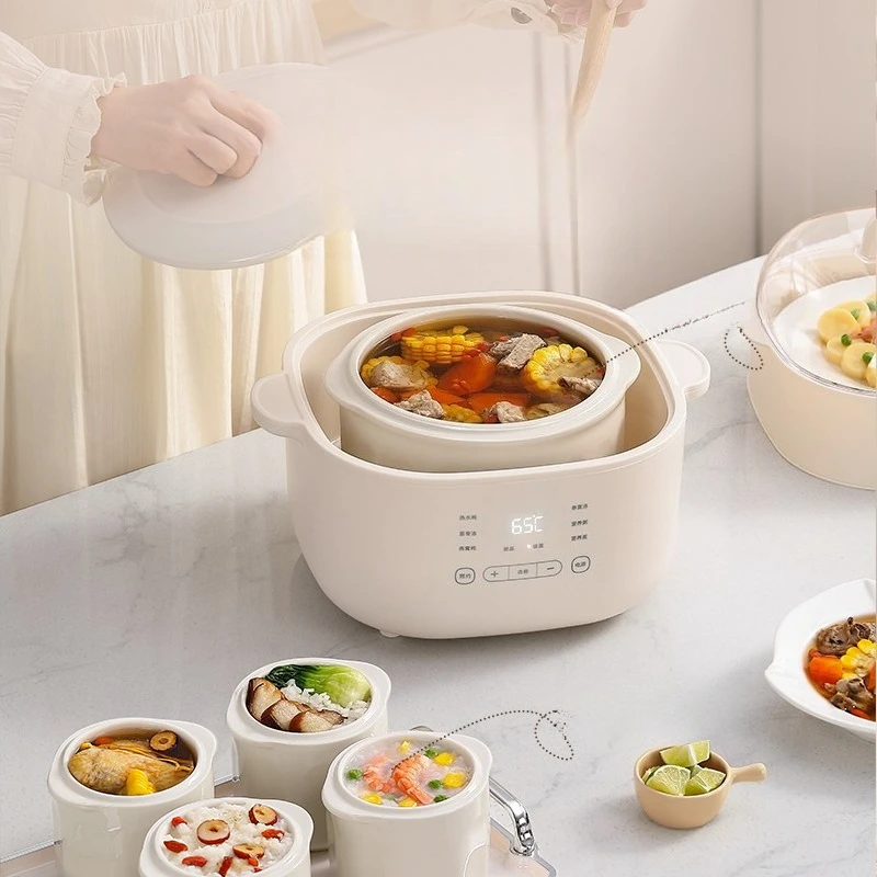 

Stew Home Automatic Ceramic Cooking Machine Stew Soup for 4 People