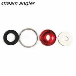 2020 2021 2022 ALPHAS Five Generations Discharge Alarm Dingding Noise Drag Clicker 5.7g Baitcasting Reels