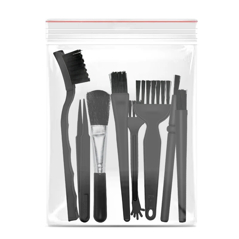 Imagem -05 - Anti-static Nylon Cleaning Brush Conjunto para Celular Tablet pc Bga Reparação Trabalho Seguro Esd Pcs