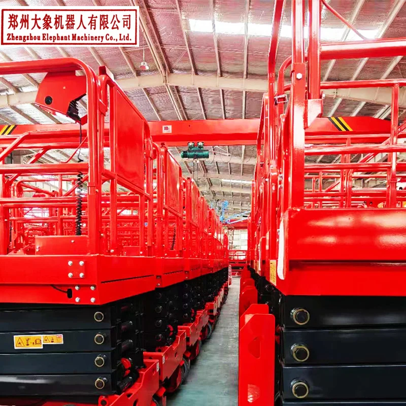 Customized Factory Direct Sales CE Certified Mini Electric Scissor Lift Platform 4m 6m Aerial Hydraulic Table New