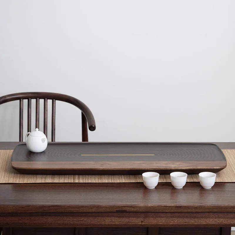 Hospitality Luxury Tea Tray Ceremony Office Pot Valet Chinese Kitchen Long Rectangle Tea Tray Living Room Bandejas Home Products