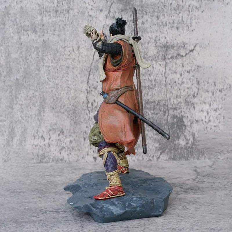 Anime Sekiro Shadows Die Twice Wolf Action Figure Toys GK Statue 20cm Figuras PVC Collection Model Gift for Children Decoration