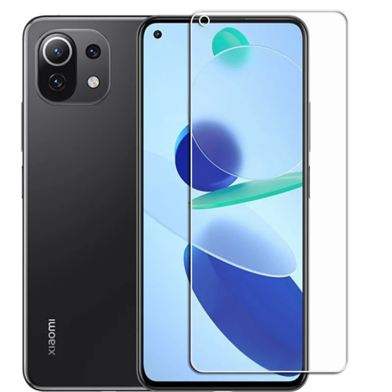 3 pçs para xiaomi 11 lite 5g ne 11i hypercharxa 11t pro 4g mi 11x mi11 xiaomi11 11lite protetor de vidro temperado filme capa de tela