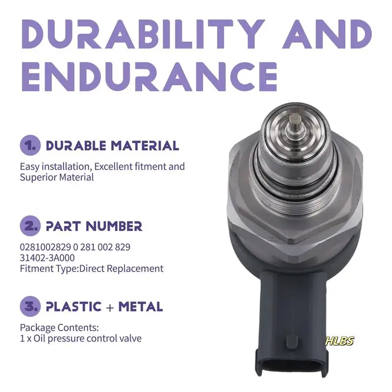 منظم صمام التحكم في ضغط السكك الحديدية المشتركة لدودج جيب هيونداي كيا 0281002829 31402-3A000