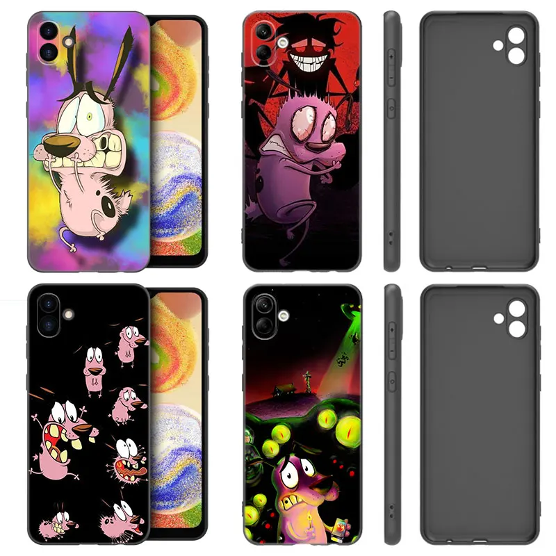 Dog-Courage-The-Cowardly Phone Case For Samsung A01 A03 Core A04 A20 E A02 A10 A21 A30 A50 S A40 A41 A6 A8 Plus A7 2018 Cover