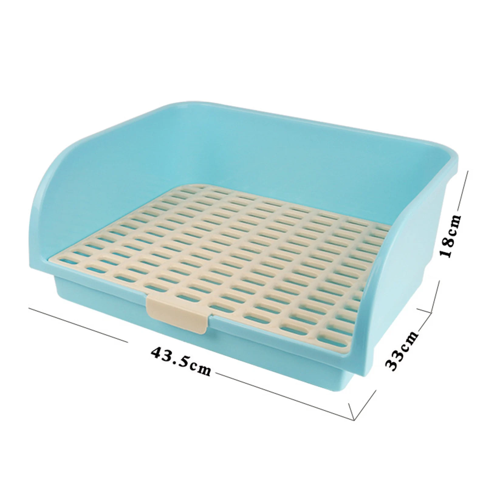 Toilet, Plastic Cage Box Potty Trainer Corner Litter Bedding Box Pet Large Animals, Adult Guinea Pigs, Chinchilla, Ferret