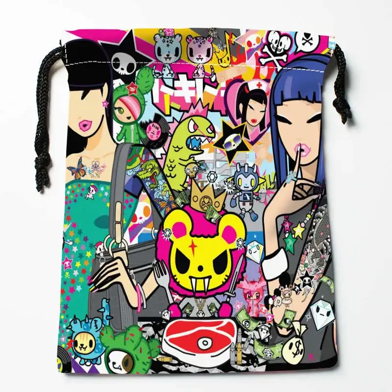 New Arrival Tokidoki Drawstring Bags Custom Storage Printed Receive Bag Type Bags  Storage Bags Size 18X22cm