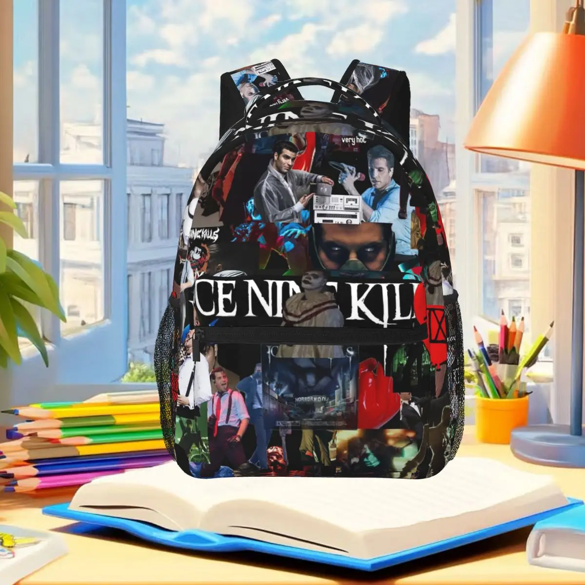 Band Ice Nine Kills Backpack Student Boys Girls BookBag Children School Bag Computer Shoulder Bags for Men Women