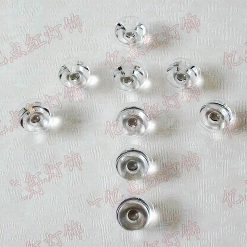 Transparent LED Lens PMMA 20mm Glossy Condenser Lens LED Lenses Degrees with Lens Holder for High Power LED Spotlight