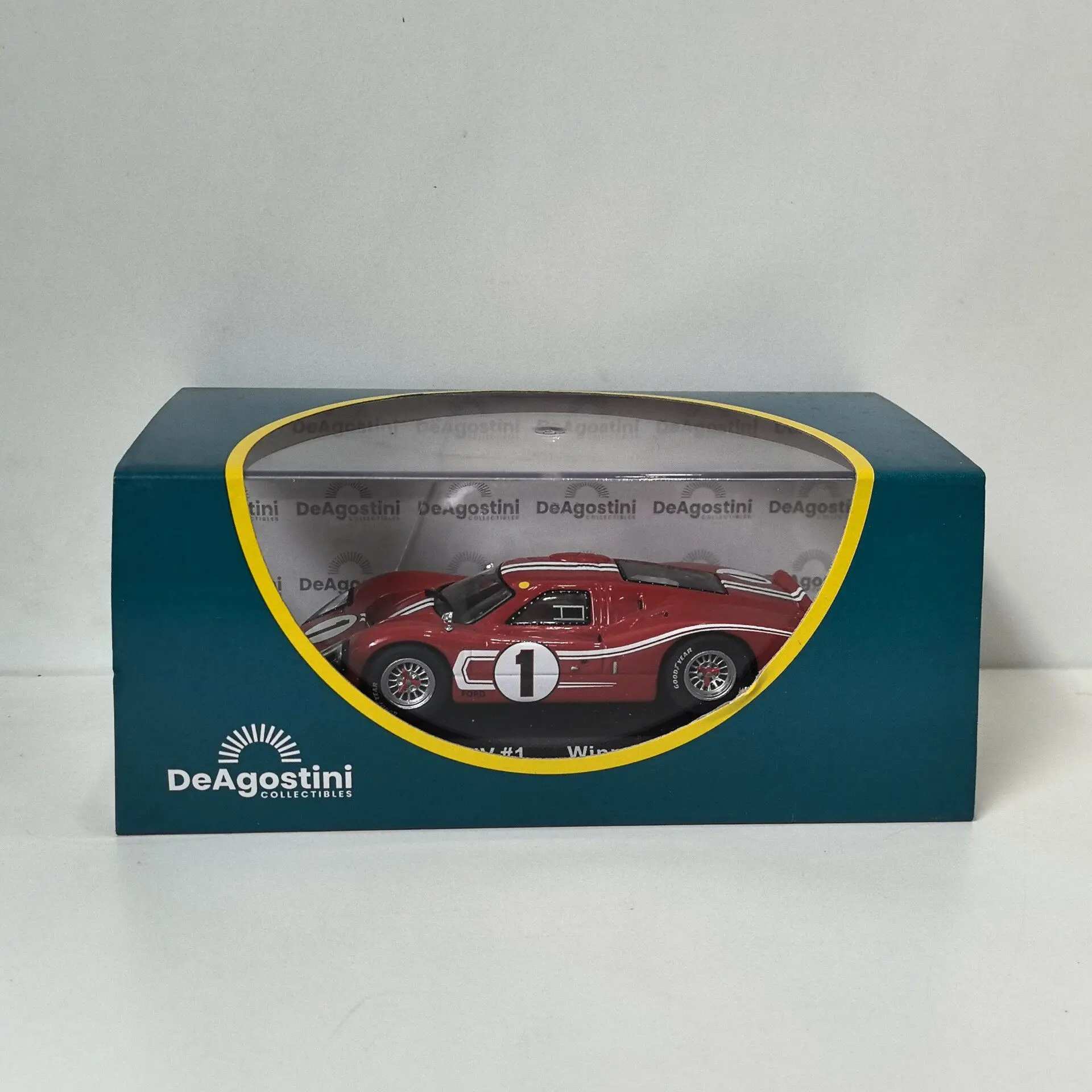 

Box Cracking Diecast DEA 1/43 Scale FORD GT40 MK IV # 1 LE MANS 1967 Ford Le Mans 24 Hours Racing Alloy Car Model