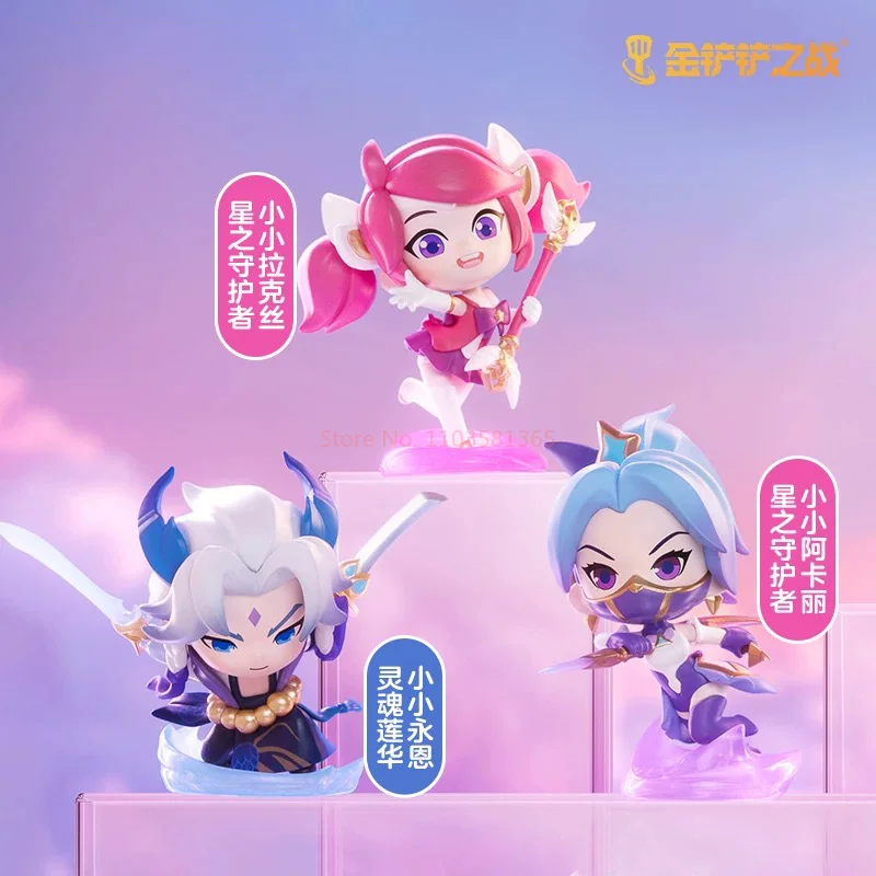 Teamfight Tactics Little Hero Series Action Figure Toys Handwork Yasuo Ahri Unforgotten Yone Gwen Irelia Talon Kawaii Dolls Gift