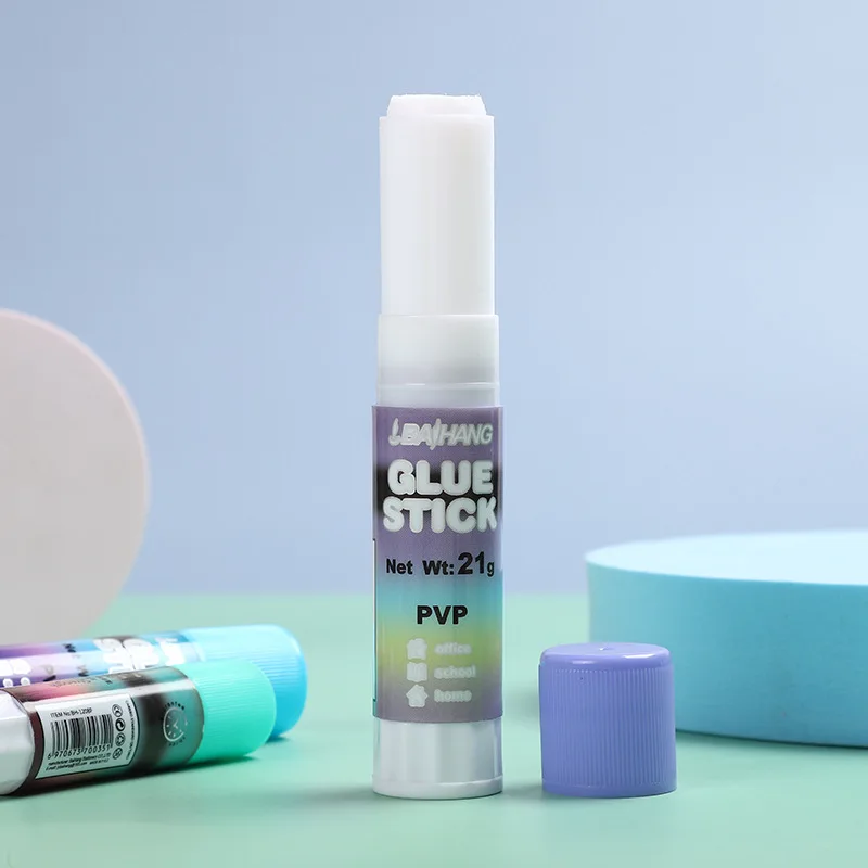 A Variety of Specifications Large-capacity White Solid Glue Stick Candy Color Strong Paste Handmade Stationery Glue Stick