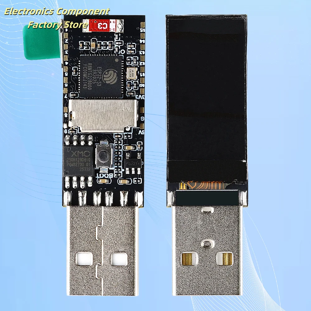 ESP32-S3 Development Board N16R8 Wireless USB Drive with 0.96-inch LCD Screen Pocket-Dongle-S3 Supports Arduino System