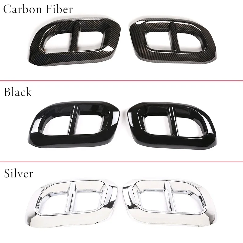 سيارة العادم الخمار أنابيب طرفية غطاء الكسوة لمرسيدس بنز GLC GLE 350 450 GLS W167 X253 X167 2020 2022