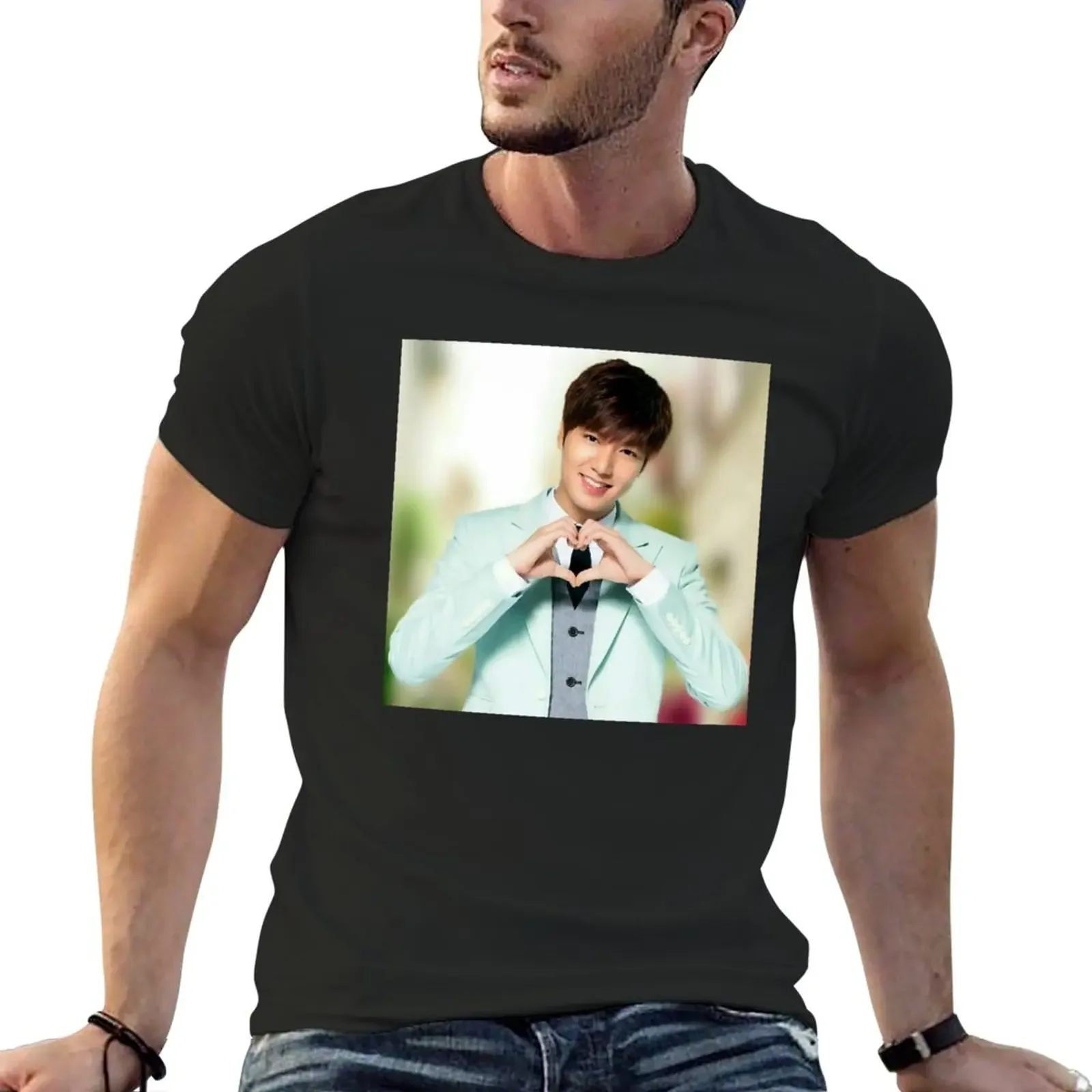 Lee Min Ho Collage - Cancer zodiac T-Shirt korean fashion vintage clothes new edition funny t shirts for men