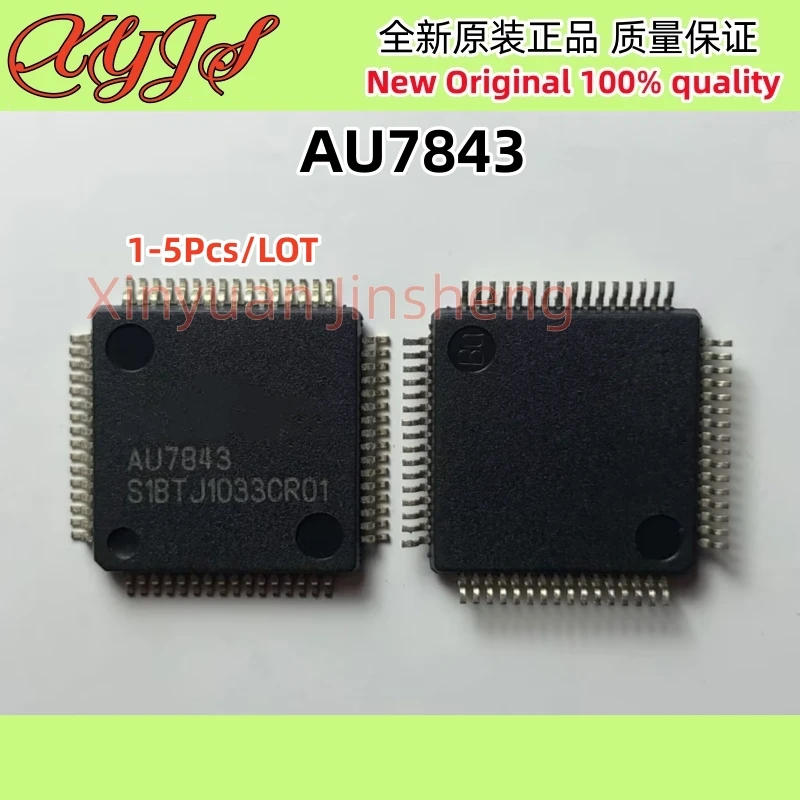 

1-5Pcs/LOT AU7843 QFP64 Chipset Original New 100% quality