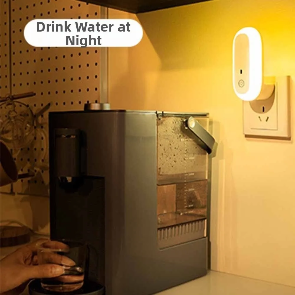 Augenschutz, LED-Nachtlicht, niedrige Wattzahl, Plug-In, Plug-In-Nachtlicht, weiches Licht, energiesparende Steckdose, Wandleuchte