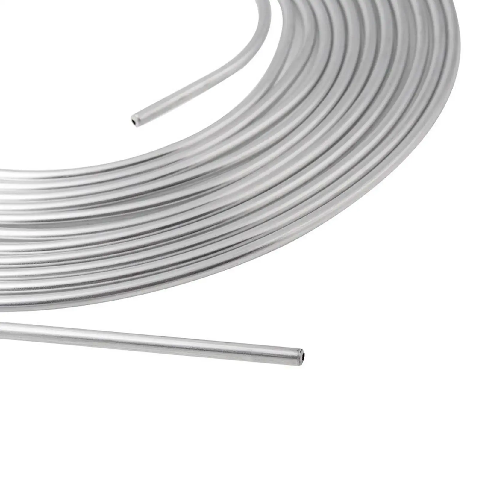 Universal Brake Line Tubing Kit Galvanized Iron 3/16 1/4 5/16 with 16 Fittings for Auto Brake Repair Tools