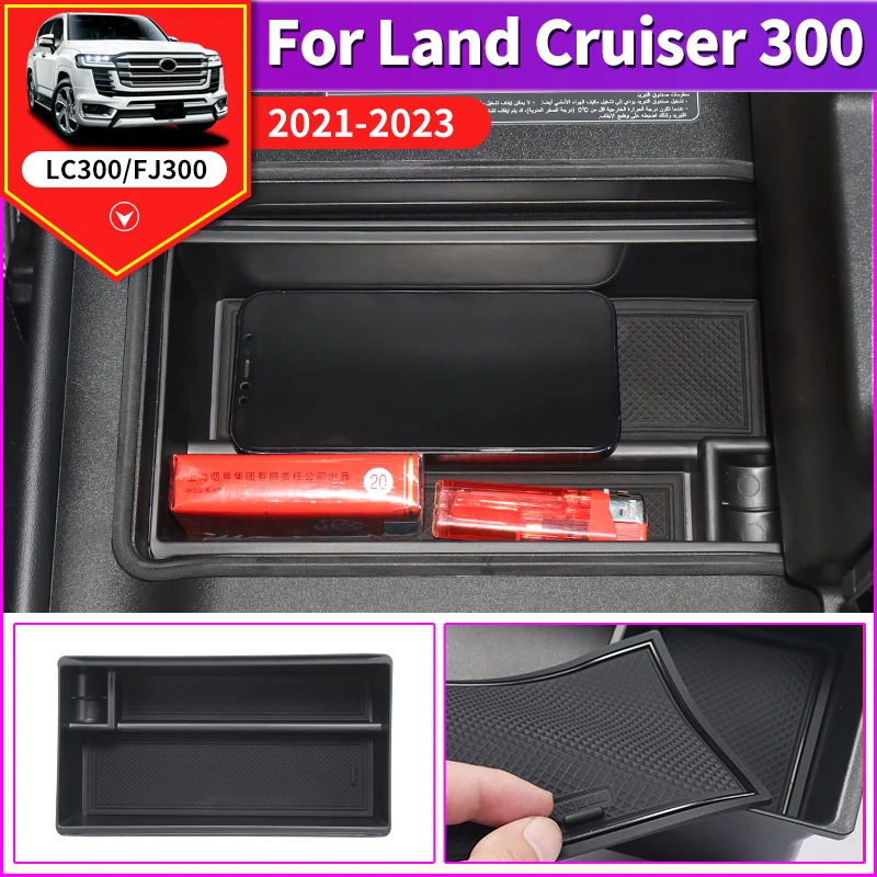 

For Toyota Land Cruiser 300 LC300 2021-2023 armrest box refrigerator storage box Interior Decoration modification accessories