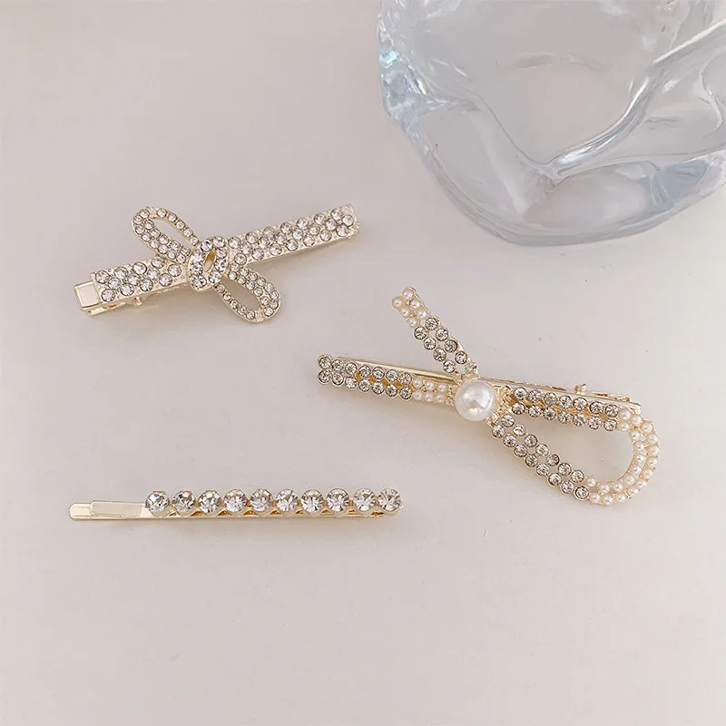 

Korean Style Fish Tail Bow Hair Clips Set 5 Pieces For Teen Girls Side Fringe And Back Head Resin Lightweight Daily