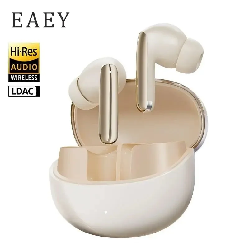 

EAEY для наушников MeloBud Pro ANC Bluetooth 5,3, беспроводные наушники-вкладыши 46 дБ Hybrid ANC Hi-Res LDAC, 6 микрофонов, 34H-вкладыши