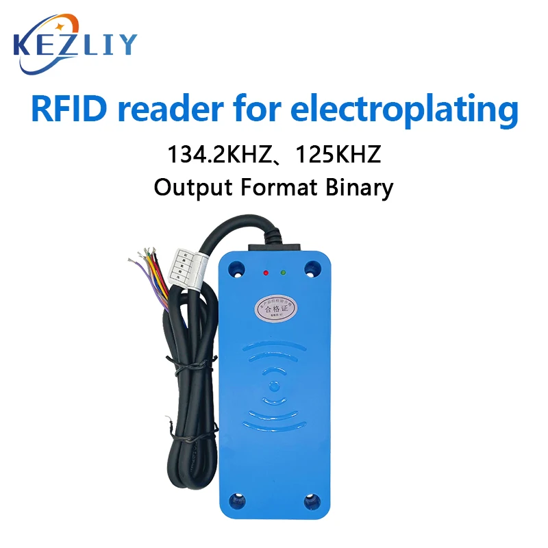 125khz rfid reader Electroplating Hanger Electroplating Process Record RFID Reader Binary Output Format Industrial Card Reader