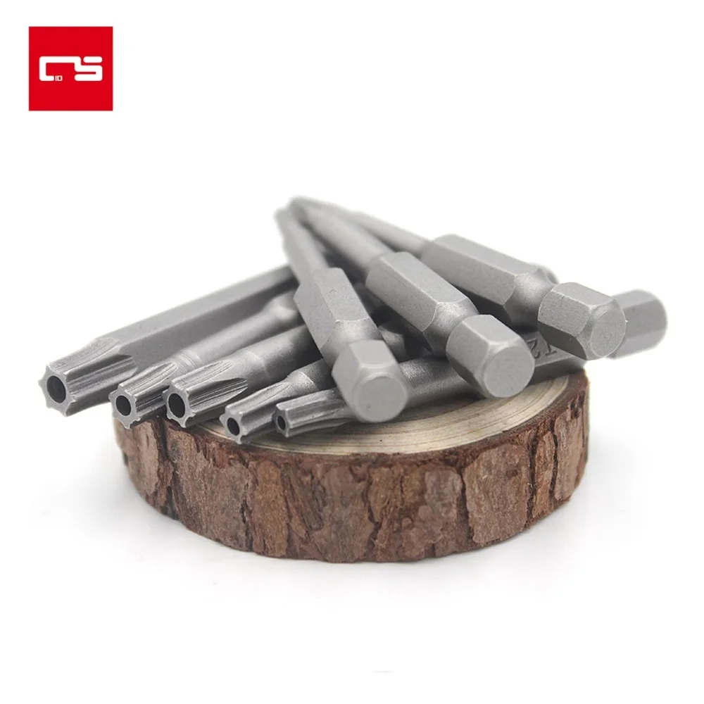 12pcs punte per cacciavite trapano Set S2 acciaio T5-40 testa esagonale 1/4 ''gambo cacciavite TORX magnetico per strumento di riparazione del computer portatile del telefono