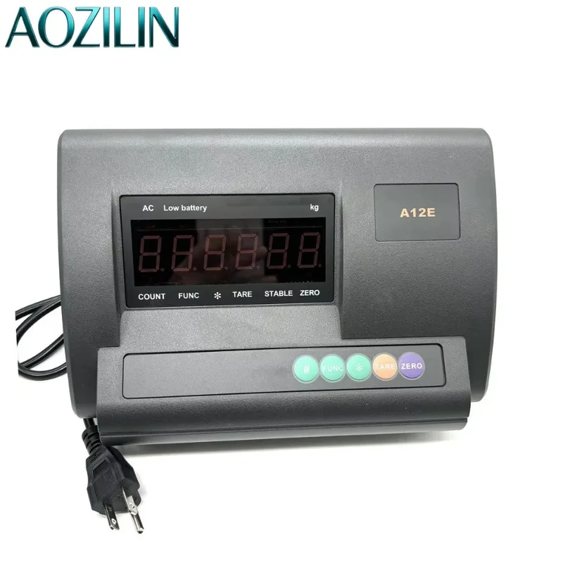 AOZILIN 3T Weighing Scale Load Cell & Indicator Full Kit Fit A12E Digital Display Instrument Floor Scale DIY Accessories