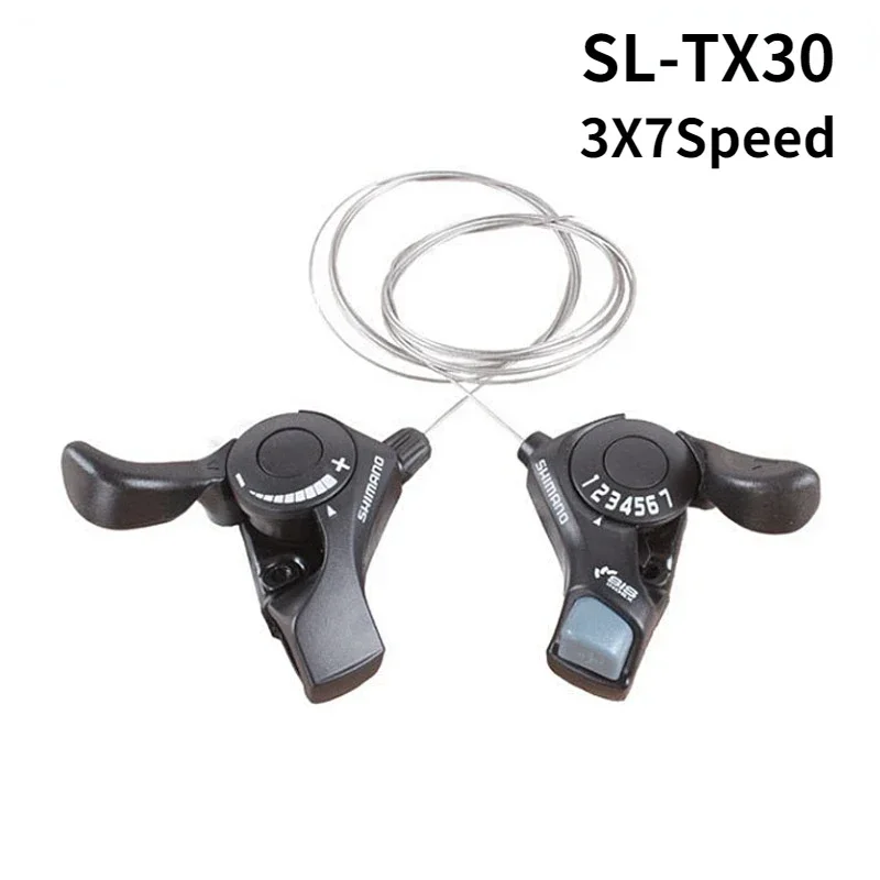SHIMANO Tourney SL TX30 Bicycle Shift Lever 6/7s 18/21 Speed tx30 shifters Inner gear cable included shifter 3 speed