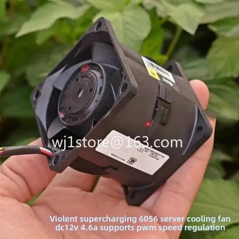Supercharged 6056 Server Cooling Fan DC12V 4.6A Ball Bearing Fan Not New