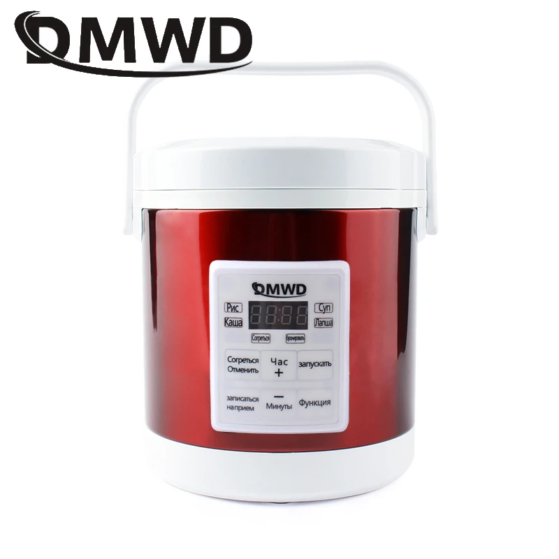 DMWD-Mini cuiseur à riz électrique pour voiture et camion, machine de cuisson de la bouillie de soupe, cuiseur à vapeur, boîte à lunch chauffante, réchauffeur de repas, 12V, 24V