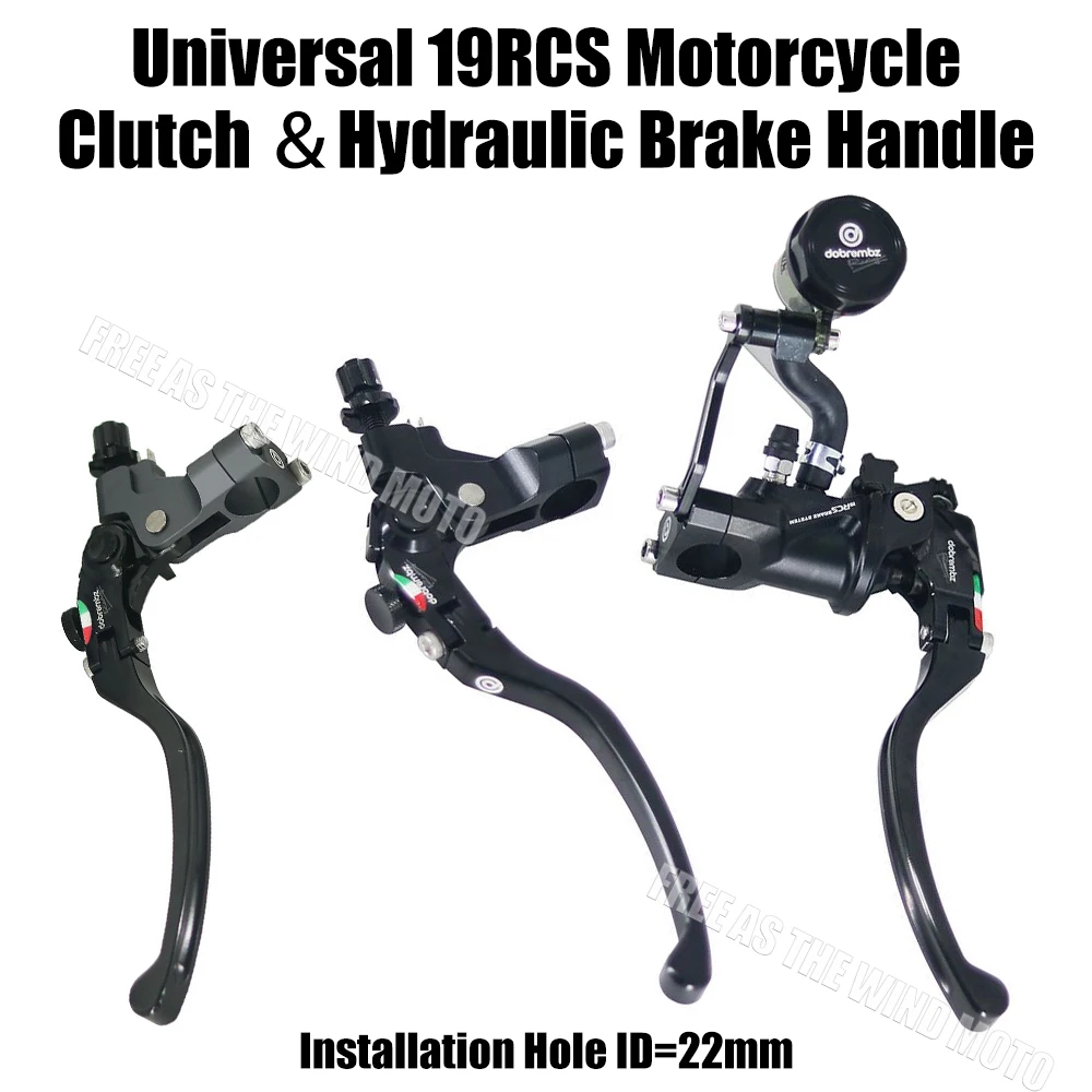 

22mm Universal Motorcycle Clutch 19RCS Hydraulic Brake Handle Direct Push Up Pump For Motobike Clutch Brake Modified Accessories