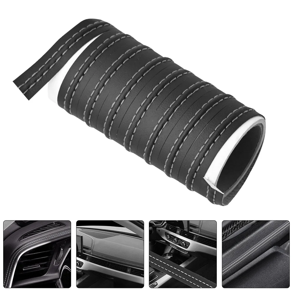 

2Pcs Universal Car Door Gap Trim Flexible DIY Strip Line for Dashboard Edge Moldings Interior Decoration Automotive Trim