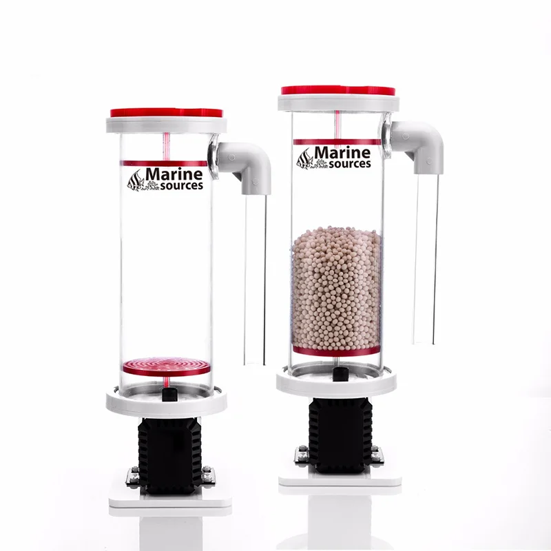 Marine Source Bio Pellet Reactors with Pump BRD1.2 Chamber, Aquarium Skimmer, Sea Water Skimmer, Total Capacity 1.2L