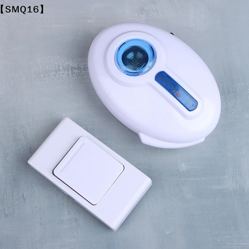 Wireless Doorbell LED 2 Button 3 Receiver Battery Powered 32 Tune Songs Ring Remote Control Home Security ﻿For Store Hotel【SMQ】