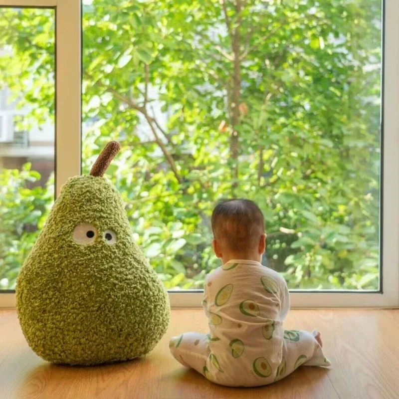 Creative น่ารักผลไม้เบาะของเล่นตุ๊กตา Pear ตุ๊กตา Soft Plush Home Decor เด็กหมอนนอน 66 ซม