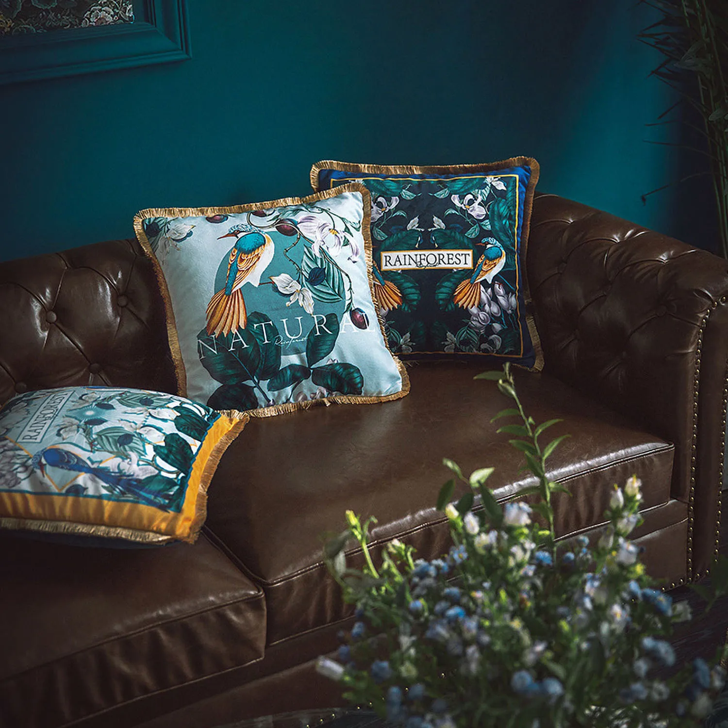 Light Luxury Short Plush Pillow Cover American Fashion Retro Style Home Decor Items Apply To Dakimakura Decorative Cushions Sofa